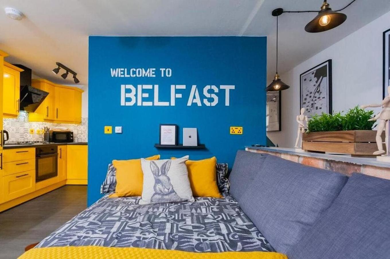 Funky - Secure Parking - Wifi - Sleeps 6 - No Parties Apartment Belfast