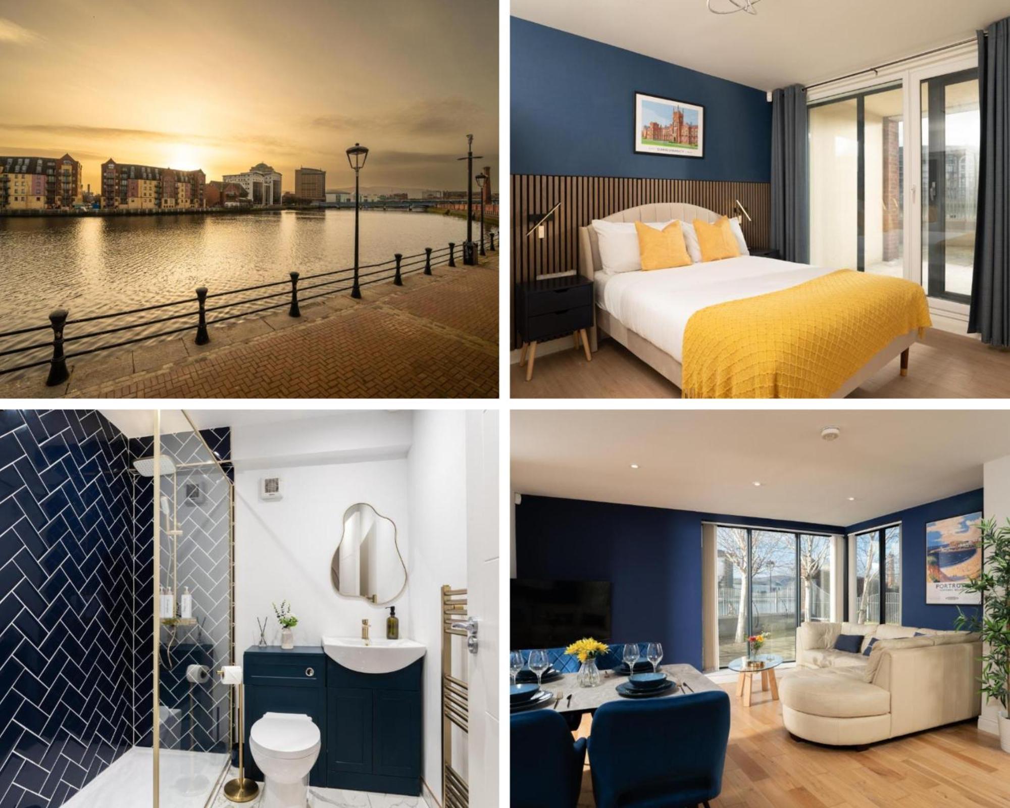 River Side Apartment, Centre - Beautiful View And Free Parking! Belfast