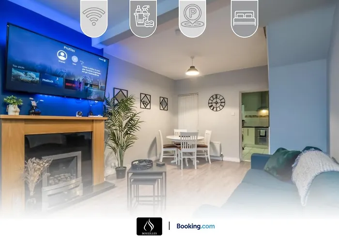 2 Bedrooms House By Boyeilles Apartments Short Lets & Serviced Accommodation Belfast With Free Wifi