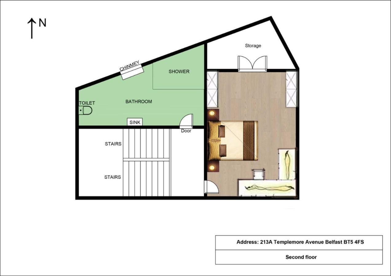 Apartment Entire Pinkapt - Free Parking - Up To 4 Guests - 3 Beds - Close To Centre
