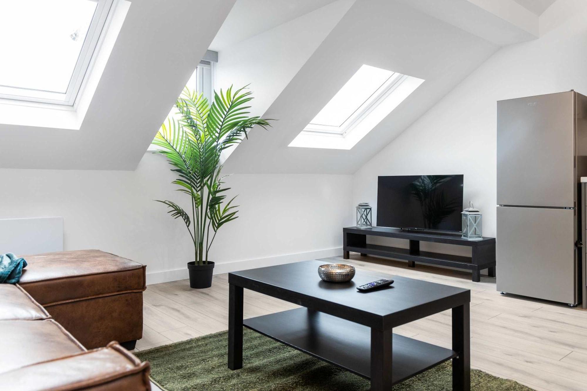 Holiday home Stunning 1 Bed Penthouse In East Village, - Walk To Centre, Roof Terrace